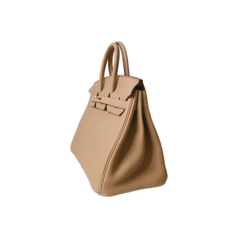 HERMES Birkin Togo Calfskin Birkin Bag Handbag 25 Women's 4B Biscuit Cookie-1