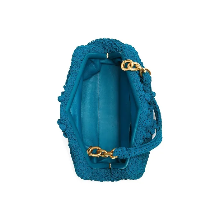Bottega Veneta Sheepskin Handbags Clutches Women's Lake Color-2