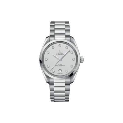 OMEGA AQUA TERRA 150 Meters Automatic Mechanical Movement Women's Watch Watch 38mm Silver Dial