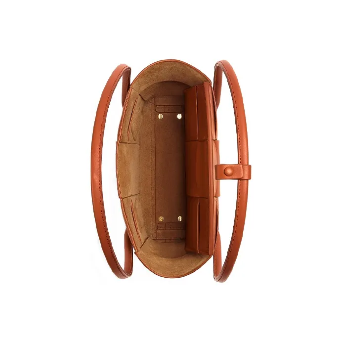Bottega Veneta ARCO Cow Leather Handbag, Shoulder Bag Women's Brown-1