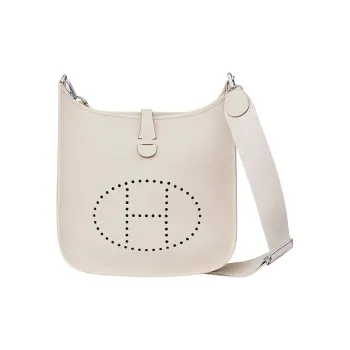 HERMES Evelyne Large Size Milkshake White