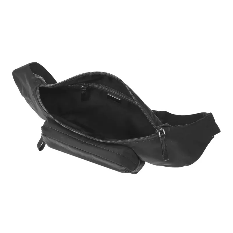 PRADA Nylon Sling Bag Fanny Pack Men's Black-5