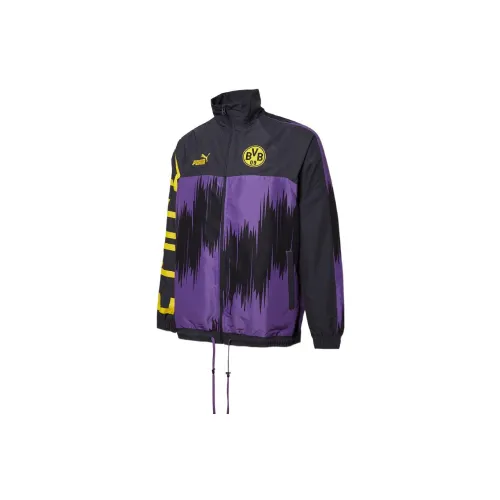 PUMA Borussia Dortmund Jackets Men Black/Purple