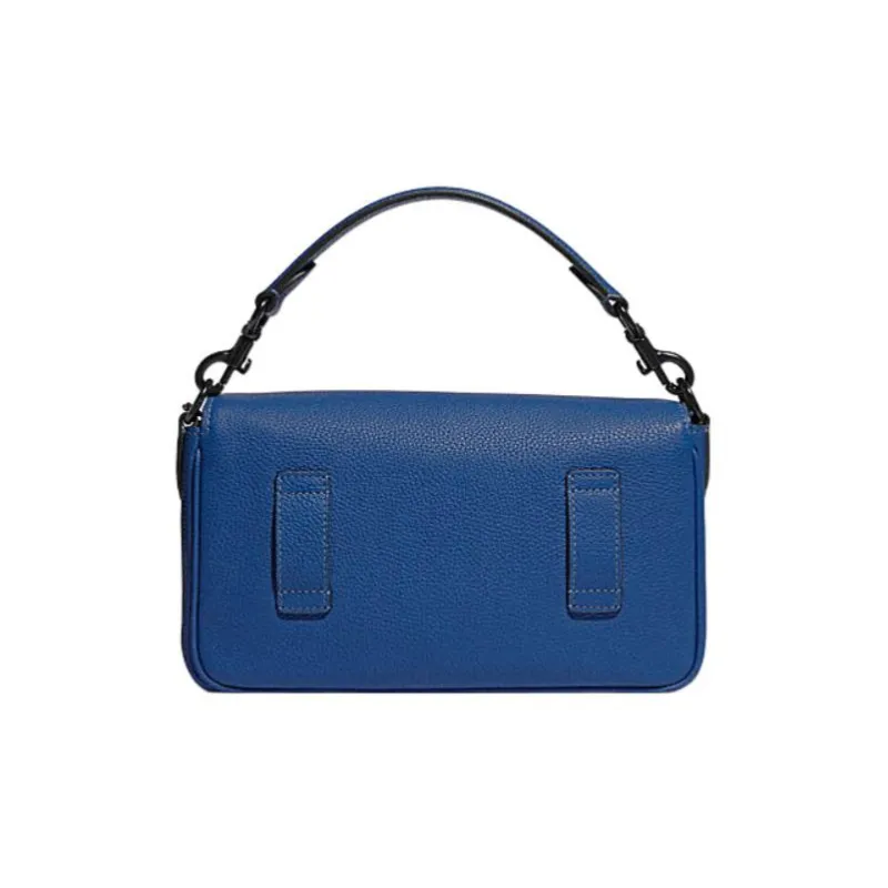 COACH Tabby Cow Leather Multifunctional Dual Purpose Waist Bag, Handbag, Crossbody Bag Tubas Men's Royal Blue-2