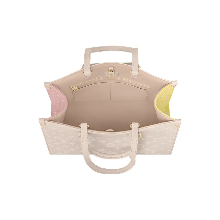 LOUIS VUITTON Onthego Mm Rose Beige-3