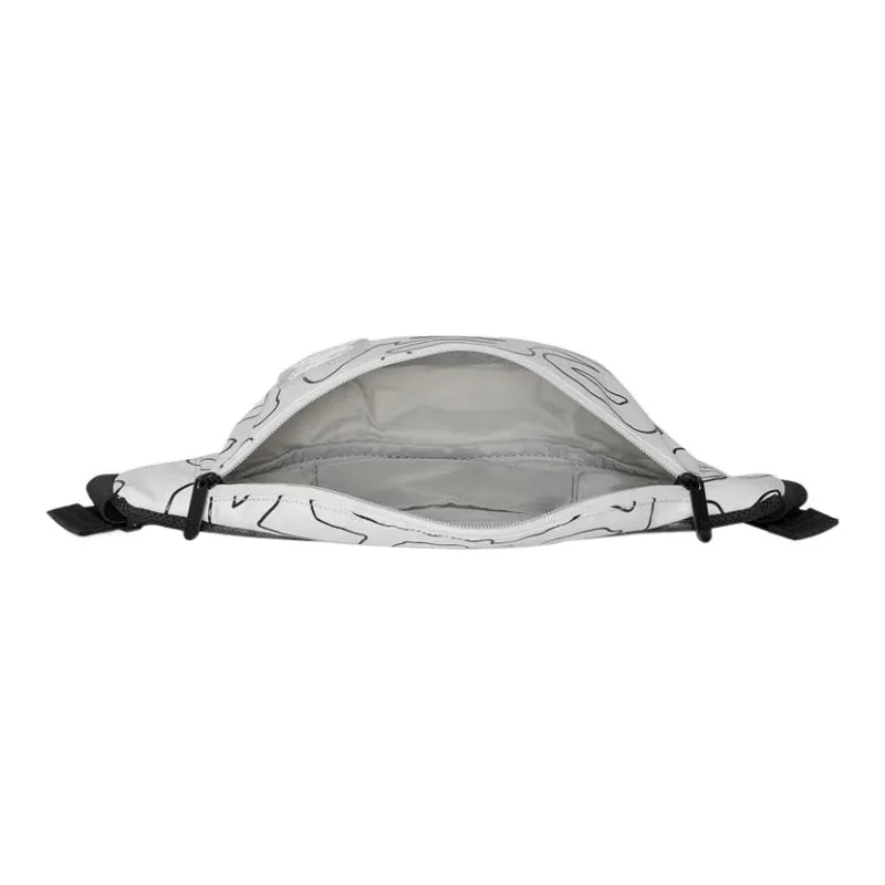 Skechers Fabric Fanny Pack, Sling Bag, Crossbody Bag Unisex White-2