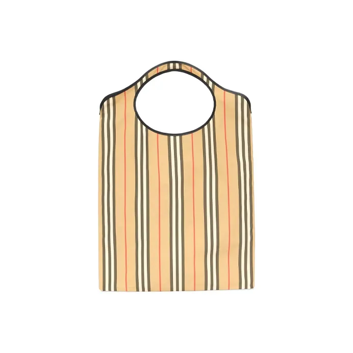 Burberry Pocket Bag Polyurethane Tote Bag Shopping Bag Combo Bag Coin Purse Handbag Regular Men's Archive Beige-3