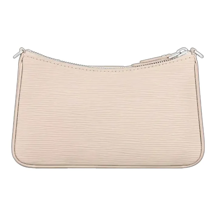 LOUIS VUITTON Epi Leather, Silver Chain Crossbody Handbag, Shoulder Bag Women's Quartz-2