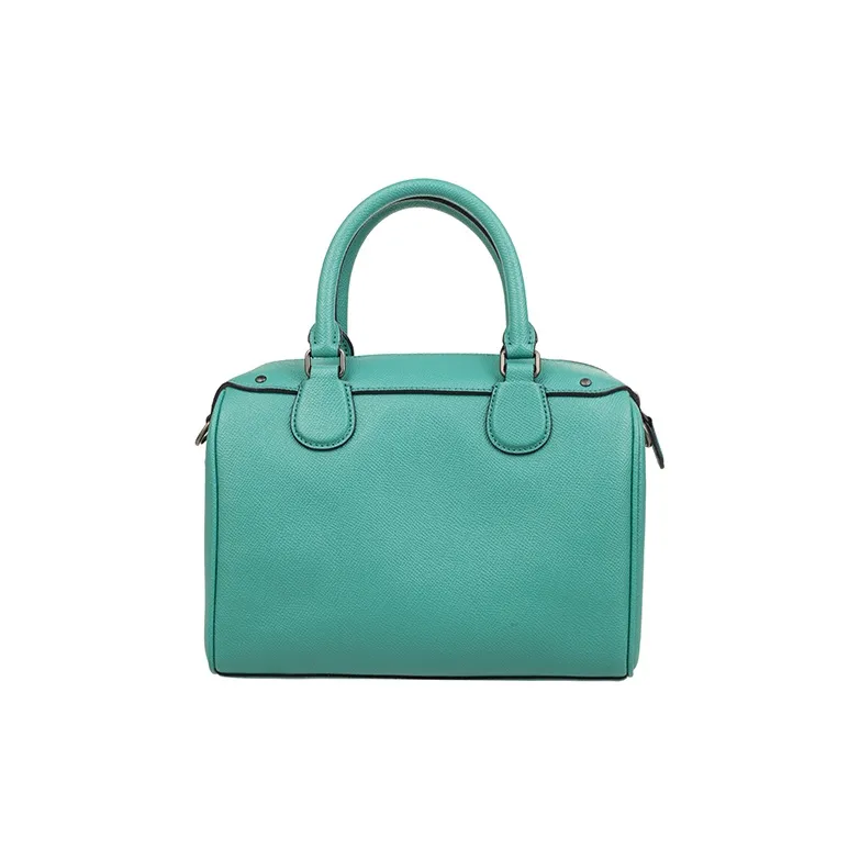 COACH Bennett Leather Boston Bag Handbags Shoulder Bag Crossbody Bag Women's Green-2