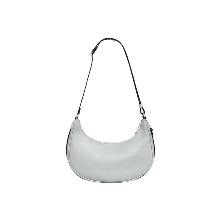 CELINE AVA Smooth Cow Leather Handbag Shoulder Bag Handbag Medium Size Unisex Light Gray-2