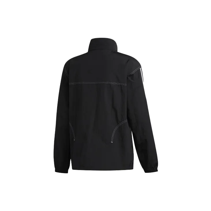 Adidas Originals Embroidered Jacket Men's Black-1
