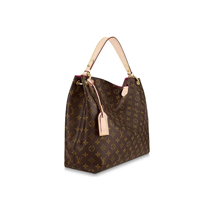 LOUIS VUITTON Tote Graceful Monogram Mm Brown-1