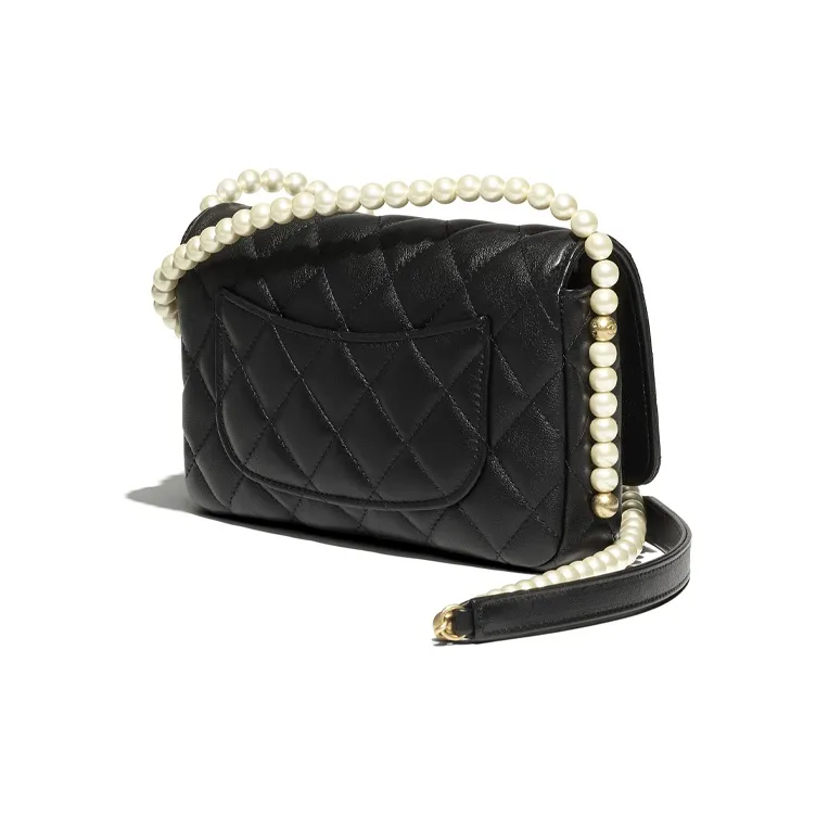 CHANEL WOC Calfskin Wallet, Shoulder Bag, Crossbody Bag Women's Black-1