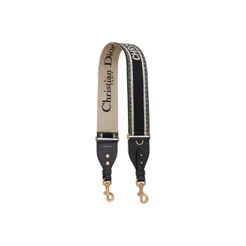 DIOR Cow Leather Bag Strap Shoulder Strap Unisex Multicolor