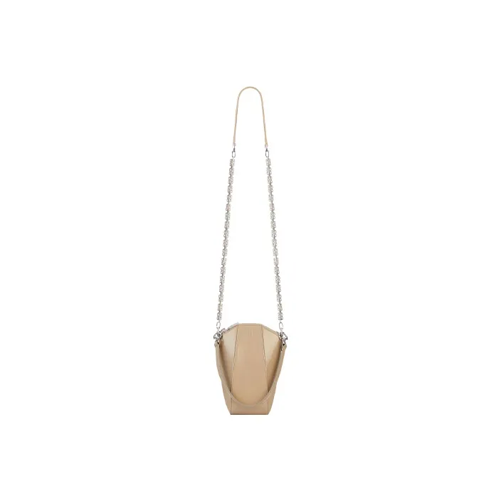 GIVENCHY Antigona Cow Leather Handbag, Shoulder Bag, Crossbody Bag Mini Women's Beige-1