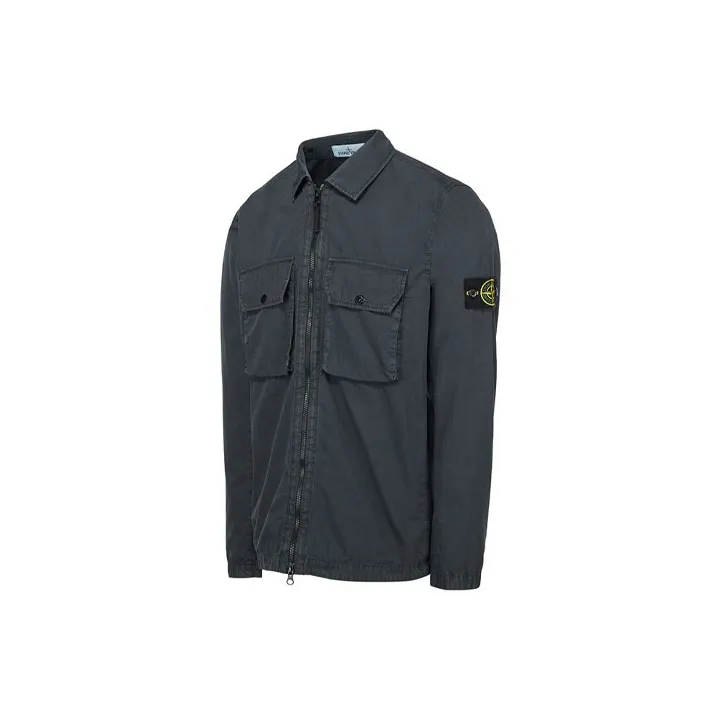 STONE ISLAND Jacket Men's Charcoal Gray-1