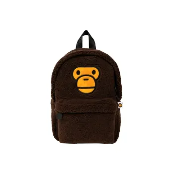 A BATHING APE Polyester Backpack Regular Unisex Brown