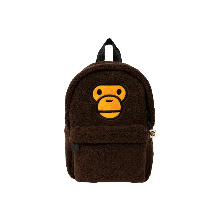 A BATHING APE Polyester Backpack Regular Unisex Brown-0