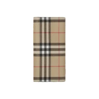 Burberry Vintage Canvas Wallet Unisex Archive Beige
