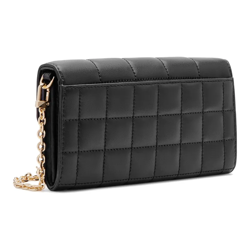 MICHAEL KORS Soho Sheepskin, Artificial Leather, Fabric Shoulder Bags Tubas Women's Black-1