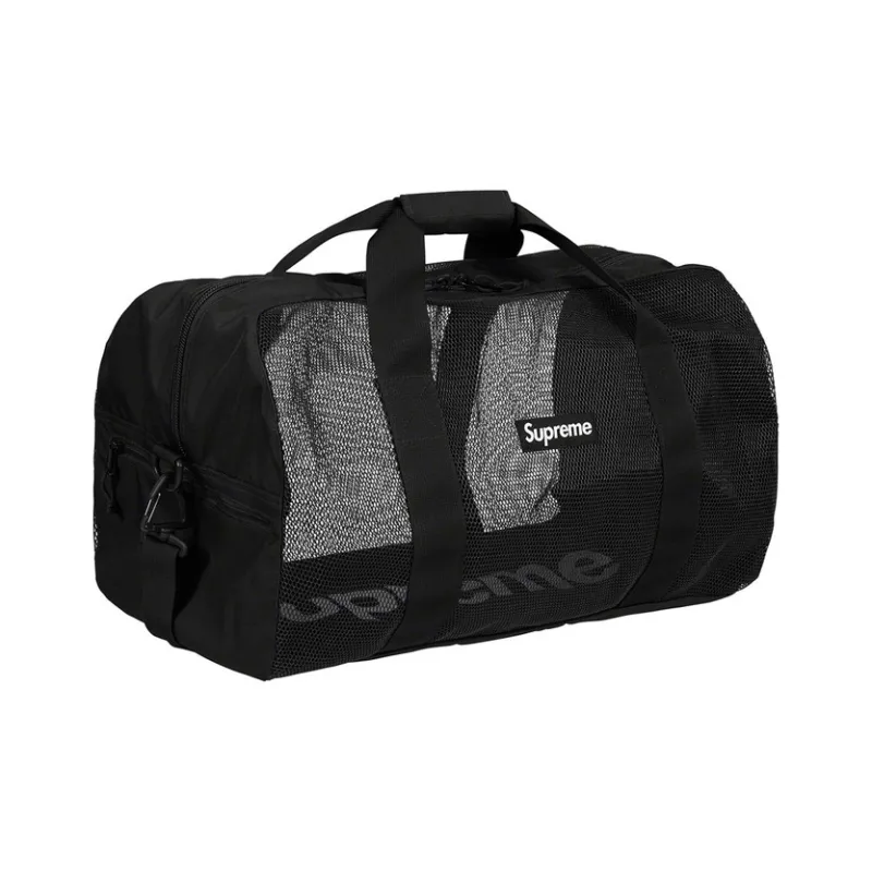 Supreme Spring/Summer 2020 Collection Mesh Gym Bag Handbag Regular Unisex Black-1