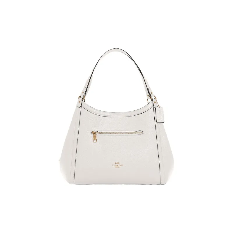 COACH Kristy Pebbled Leather Bucket Bag, Handbag, Shoulder Bag Tubas Women's White-0