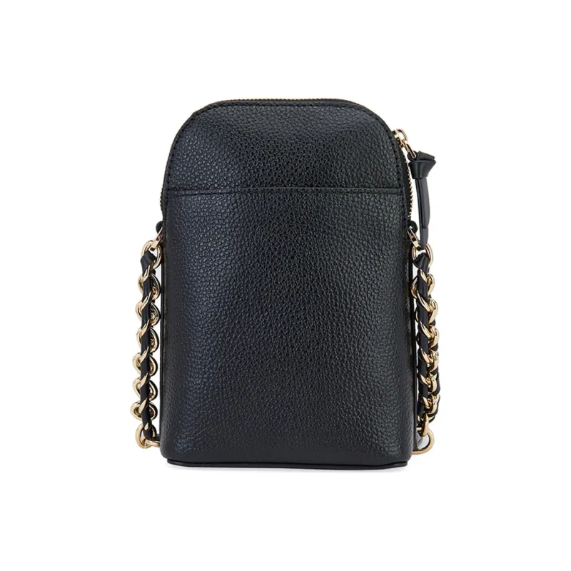 MICHAEL KORS Jet Set Leather Chain Cell Phone Pouch, Crossbody Bag, Shoulder Bag Women's Black-2