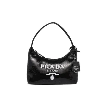 PRADA Nylon Hobo Bag, Shoulder Bag, Handbag Women's