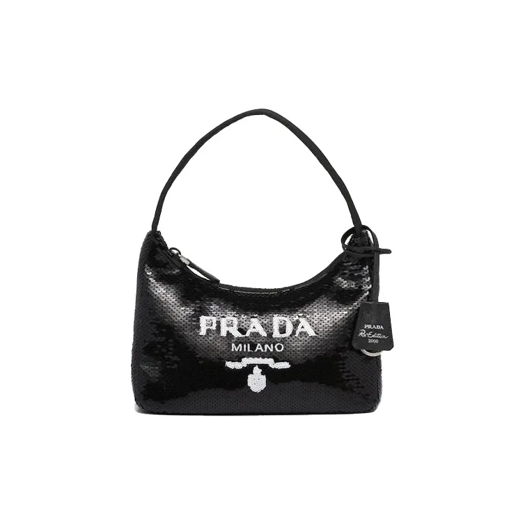 PRADA Nylon Hobo Bag, Shoulder Bag, Handbag Women's-0