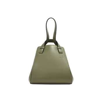 LOEWE Hammock Nugget Cow Leather Handbag, Shoulder Bag, Crossbody Bag Women's Avocado Green