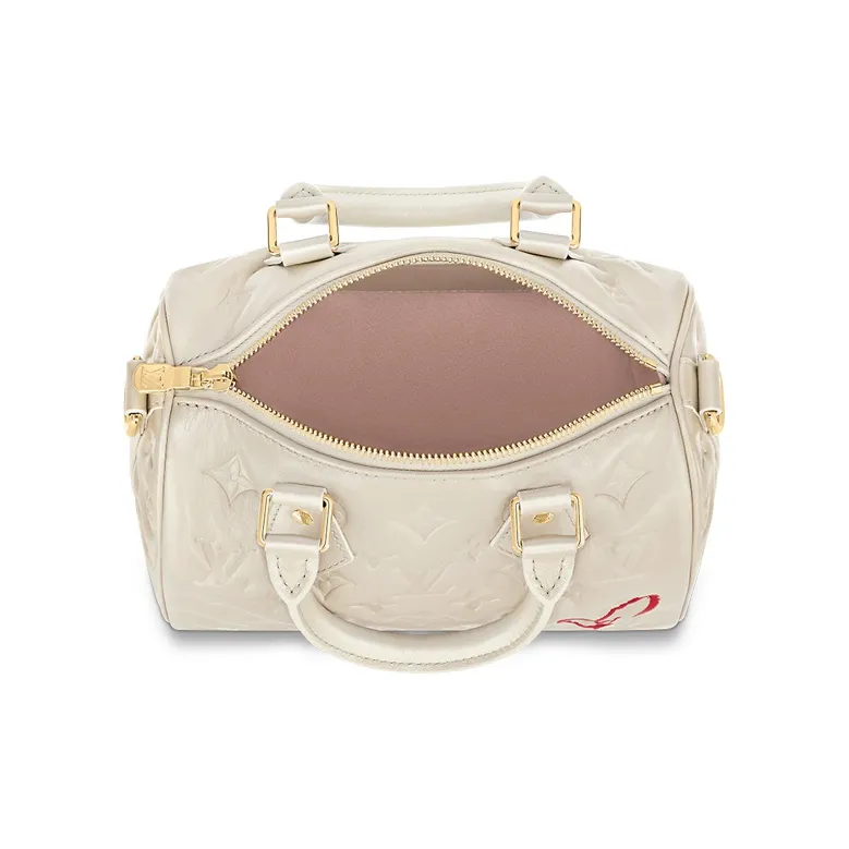 LOUIS VUITTON Limited Edition Speedy Bandouliere 22 Ivory-3