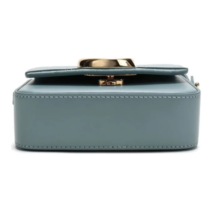 Chloe Chloé Bags Cow Leather Handbag Mini Women's Light Blue-3