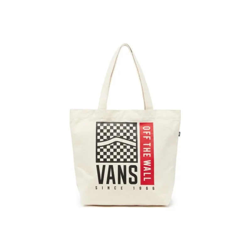 Vans Canvas Shopping Bag Canvas Bag Shoulder Bag Unisex Ecru-0