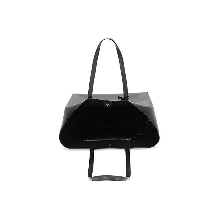 SAINT LAURENT E/W Shopping Bag Black-6