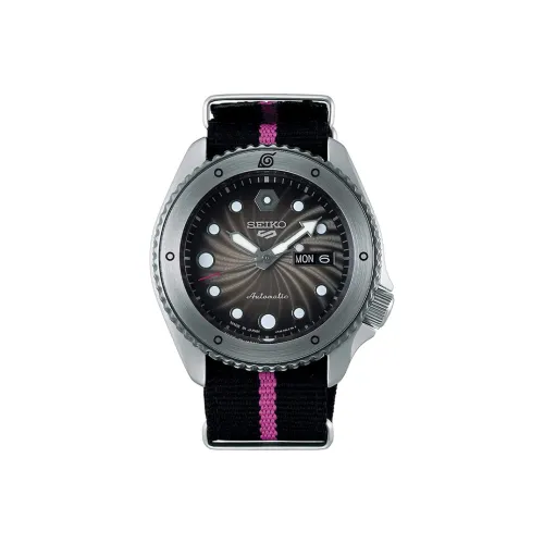 SEIKO X Boruto Mechanical Watch SBSA087 Black