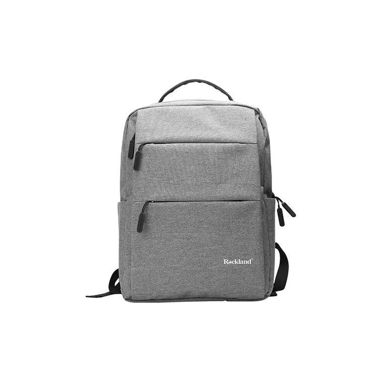 ROCKLAND Oxford Cotton Backpack Regular Unisex Black/Gray-4