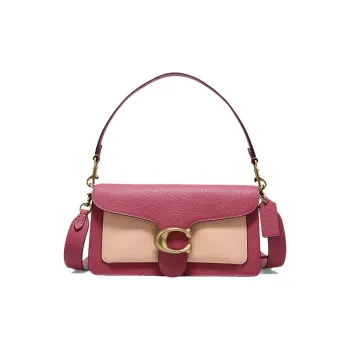 COACH Tabby Cow Leather Shoulder Bag Crossbody Bag Handbag Regular Women's Cherry Blossom Pink Multicolor