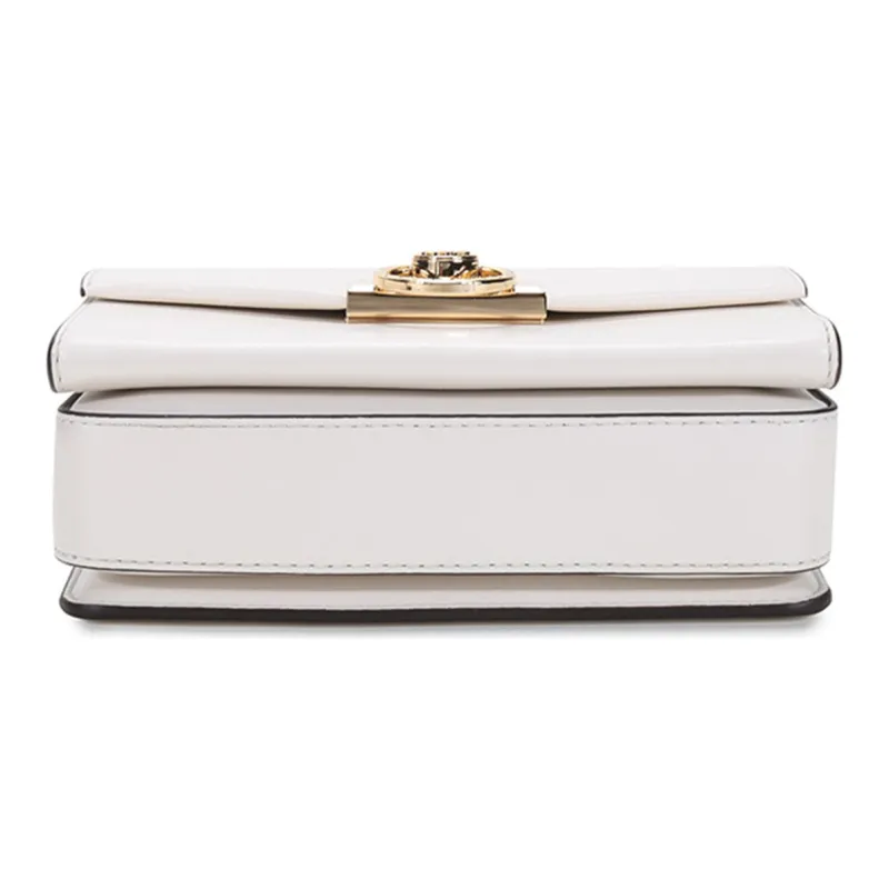 MICHAEL KORS Hendri Cow Leather Crossbody Bag Shoulder Bag Women's Pure White-4