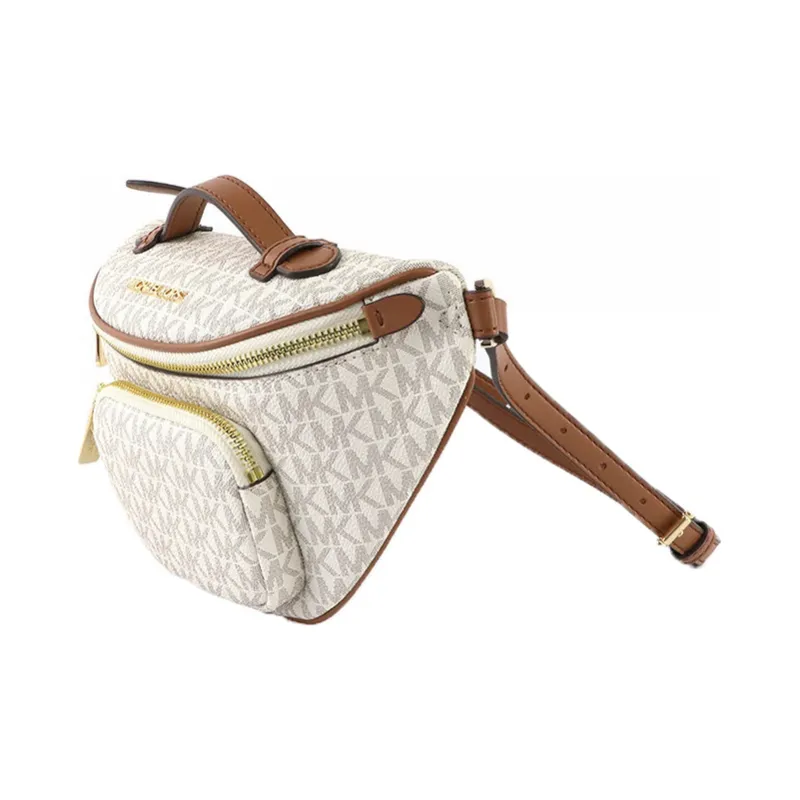 MICHAEL KORS MICHAEL KORS Luggage Collection Cow Leather Fanny Pack Women's Vanilla-2