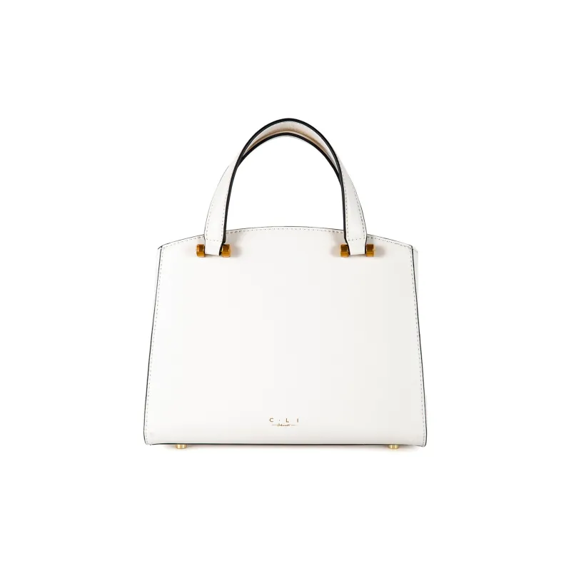 C.LI PU Tote Bag, Shopping Bag, Briefcase, Hug Bag, Clutch Regular Women's Bright Moon White-3