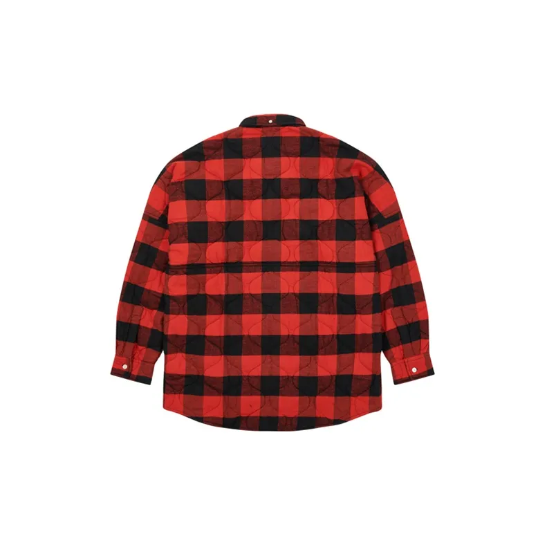 PALACE Quilt Mit Plaid Shirt-1