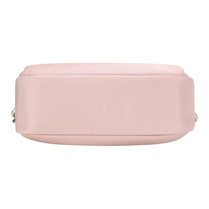 MLB Nylon Fabric Camera Bag, Shoulder Bag, Crossbody Bag Regular Unisex Cherry Blossom Pink-4