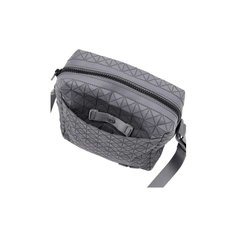 ISSEY MIYAKE Voyager Cotton Shoulder Bag Crossbody Bag Mini Unisex Light Gray-3