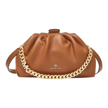 MICHAEL KORS Nola Artificial Leather Crossbody Bag, Handbag Trumpets Women's Cow Leather Brown