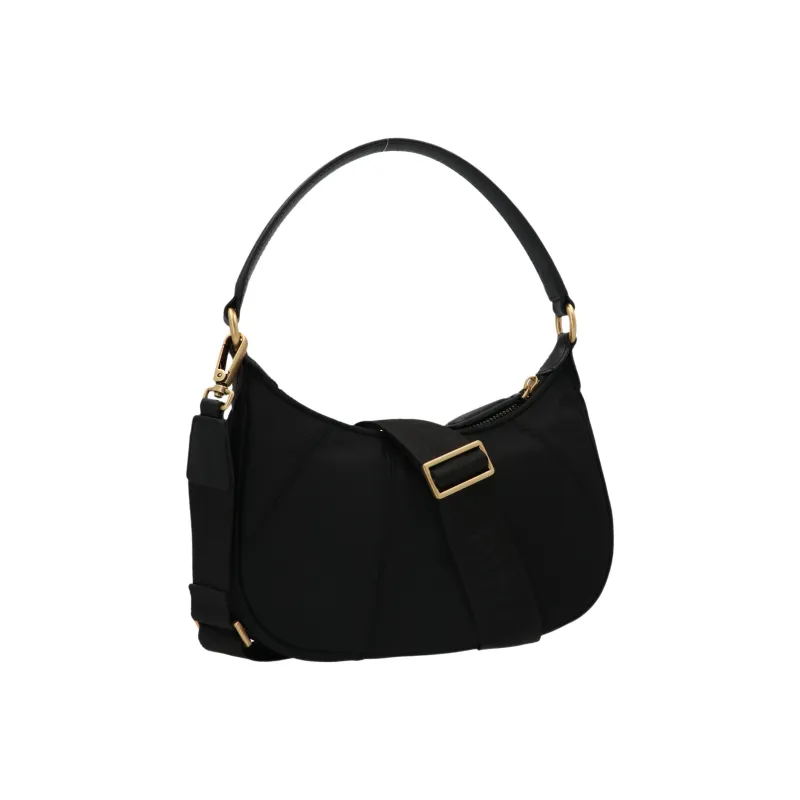PINKO Half Moon Bag Mahjong Bag Shoulder Bag Portable Crossbody Bag Shoulder Bag Mini Women's Black-1