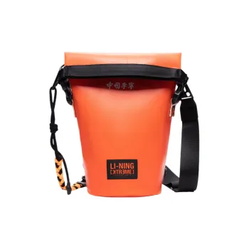 LiNing Fabric Bucket Bag, Shoulder Bag, Crossbody Bag Regular Unisex Orange