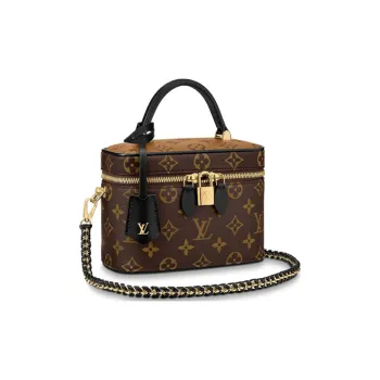 LOUIS VUITTON Vanity Monogram Reverse Pm Brown