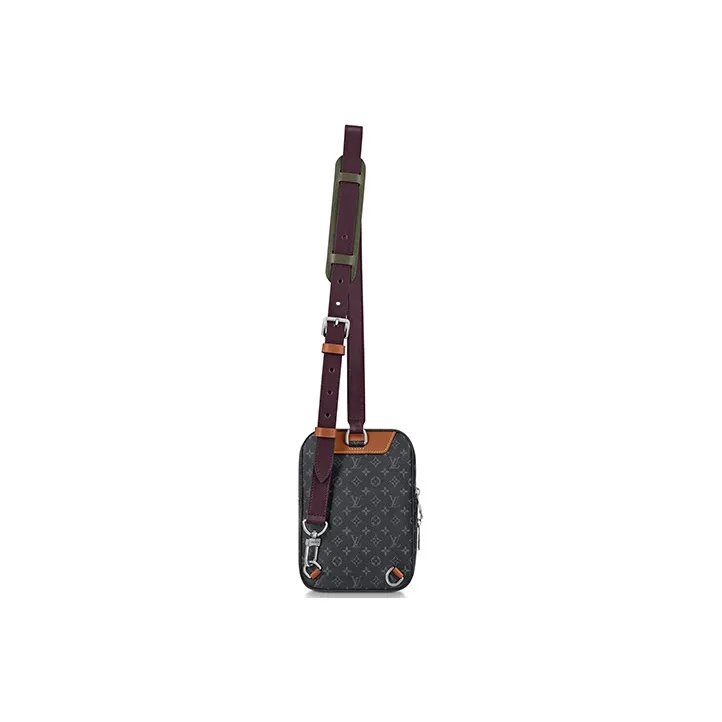 LOUIS VUITTON Amazone Sling Monogram Eclipse Patchwork Gray/Black-1