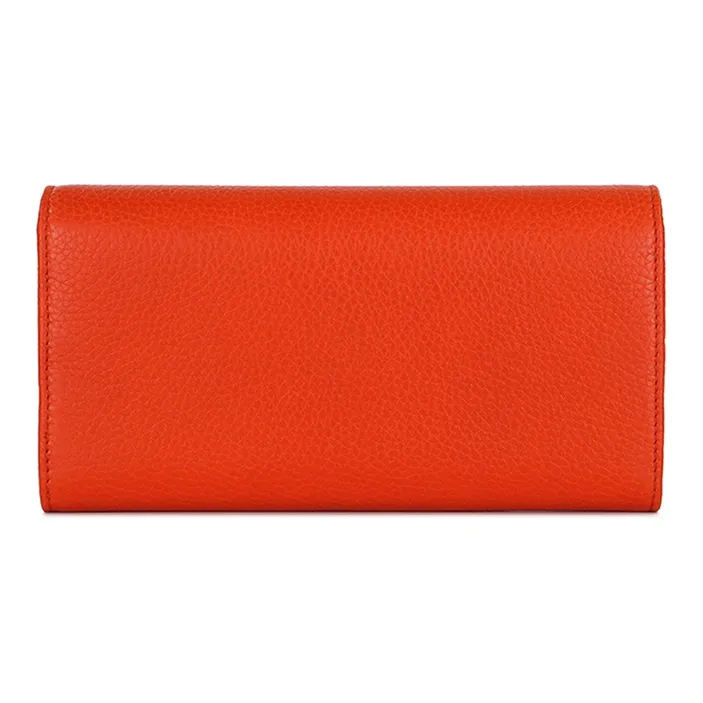 GUCCI Soho Leather Wallet Women's Orange Red-2