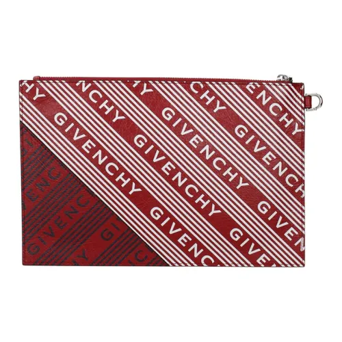 Givenchy Leather Clutch Women's Red